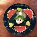 こつゆ514's cooksnap of when they made ＊オレンジの飾り切り 太陽？向日葵？＊＊.