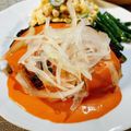 シルバニア's cooksnap of when they made 糖質オフ☆大きなチーズinハンバーグ♪.