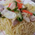 はぁぴょん's cooksnap of when they made BBQの〆の味♪焼肉のたれ焼きそば.