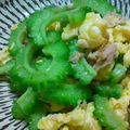 savoy's cooksnap of when they made ツナとゴーヤのあざやかチャンプル.