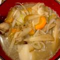 つんたゃん's cooksnap of when they made 東北のご馳走☆芋の子汁（里芋の味噌汁）.