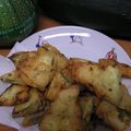ルルメグ's cooksnap of when they made ハーブ＆チーズ●ズッキーニのフリッター●.