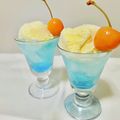 ryumi58's cooksnap of when they made 懐かしメロンクリームソーダ♪.