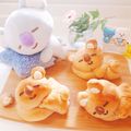 kuma0112's cooksnap of when they made 全粒粉入り手ごねのフワフワちぎりパン.