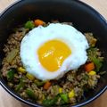 ネトリール's cooksnap of when they made 簡単☆挽き肉とピーマンのカレーそぼろ丼.