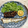 chi−ちゃん's cooksnap of when they made あかカマスの塩焼き、おろし、カボス添え.