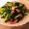 ☆ichika＊☆'s cooksnap of when they made 小松菜とベーコンの炒め物.
