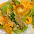Susajun42's cooksnap of when they made えのきとキャベツの玉子炒め.
