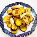あっこ姉's cooksnap of when they made 簡単☆秋のさつま芋&豚肉&竹輪甘辛炒め.