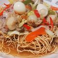 maruball's cooksnap of when they made あんかけ固焼きそば（八宝菜）.