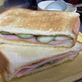 お塩と砂糖's cooksnap of when they made 喫茶店の味♡ハムときゅうりトーストサンド.