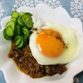 もちっこ橙色's cooksnap of when they made カレーライスに塩もみ胡瓜.