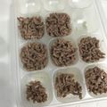 MOFMOF☆'s cooksnap of when they made 離乳食 ひき肉の冷凍.