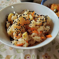 リンとリオのママ's cooksnap of when they made 秋の味覚★栗と舞茸の炊き込みご飯.