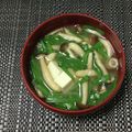 おはなすき's cooksnap of when they made 朝食や夕食に♪薄揚げとニラと豆腐の味噌汁.