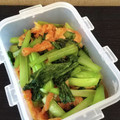 msgnb120's cooksnap of when they made 麺つゆで！小松菜と厚揚げのごま油炒め浸し.