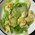 akobo's cooksnap of when they made レタスと卵のやみつき炒め.