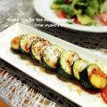 inyako's cooksnap of when they made 5分で簡単✿ズッキーニのピザ風.