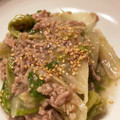 tcherry's cooksnap of when they made レタスとひき肉のうま塩炒め.