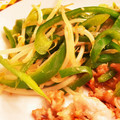 あおまんjapan's cooksnap of when they made 簡単副菜・ピーマンとモヤシの白だし炒め.