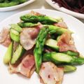 クックE662AA☆'s cooksnap of when they made ≪即席≫◎アスパラベーコン炒め.