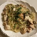 だい☆あお☆まり's cooksnap of when they made ♥チキンと茄子の和風ワンポットパスタ♥.