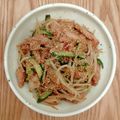 neko＊and…'s cooksnap of when they made 豚肉・もやし・きゅうりの味噌にんにく炒め.
