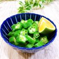 Satoco❋'s cooksnap of when they made おくらをシンプルにいただきましょう.