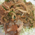 akichie's cooksnap of when they made ☆生姜焼き風めちゃうま豚丼♪♪☆.