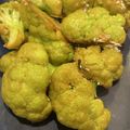 105♡'s cooksnap of when they made カリフラワーの揚げない唐揚げ.