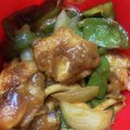 食と睡眠's cooksnap of when they made 豚肉と彩り野菜の中華炒めカレー風味.