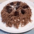 風にふかれてysam's cooksnap of when they made 栗の渋皮煮でモンブラン♪.