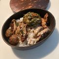 ラクラクダ's cooksnap of when they made 青菜のキムチごまドレあえ.