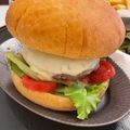 xMARILYNx's cooksnap of when they made あらびき肉のハンバーガー.