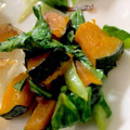 MULA's cooksnap of when they made ♪小松菜とかぼちゃのさっと炒め♪.