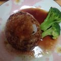 ジュンジュン☆'s cooksnap of when they made ジューシー♪大根おろしの和風ハンバーグ.
