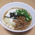 きらり流れ星's cooksnap of when they made ネバネバさっぱり 山芋オクラ納豆そば.
