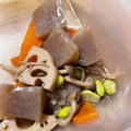 あたむ❤189's cooksnap of when they made こんにゃくと蓮根と枝豆の甘辛煮　舞茸もね.