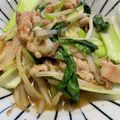 クック茶々茶's cooksnap of when they made 青梗菜と豚バラのオイスターソース炒め.
