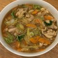 amaranthus's cooksnap of when they made 丼にも♪鶏肉と白菜のトロトロしょうが煮.