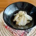 マルんちの丸顔's cooksnap of when they made らっきょうの甘酢漬けでダシダがけおつまみ.