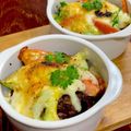 ルぴあ's cooksnap of when they made アボカドとトマトのヘルシーカレーチーズ焼.