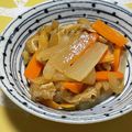 QPはにー's cooksnap of when they made 大根人参油揚げの酢ッキリ煮♪.