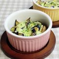 umemodoki's cooksnap of when they made 麺つゆ利用☆茄子のグラタン風.