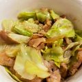 しょしんしゃA's cooksnap of when they made 豚バラとキャベツの簡単塩ダレ炒め.
