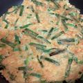やなユミ's cooksnap of when they made ニラとえのきのチヂミ.