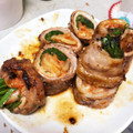 冷蔵庫レスキュー隊's cooksnap of when they made そのまま巻くだけ！ニラ巻き豚キムチ.