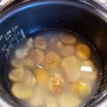 clarita's cooksnap of when they made 【農家のレシピ】栗ごはん.