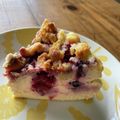ぴけー's cooksnap of when they made クランブルとベリーの濃厚チーズケーキ.