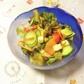 yesmama's cooksnap of when they made 焼き野菜&生野菜＊ミックスサラダ.